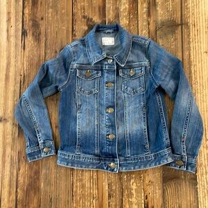 J Crew girls denim jacket, size 8.